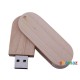 Rotate USB 2.0 Flash Drive 128 MB to 64 GB Thumb Stick Wooden